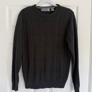 VTG Oscar de la Renta Men’s Charcoal Crewneck Sweater